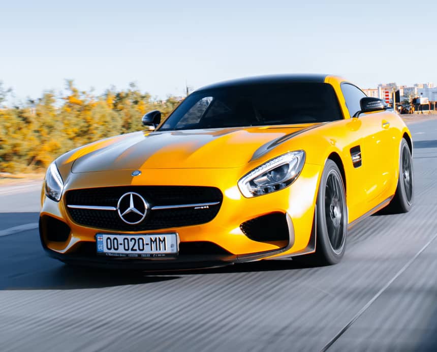 Mercedes Driving